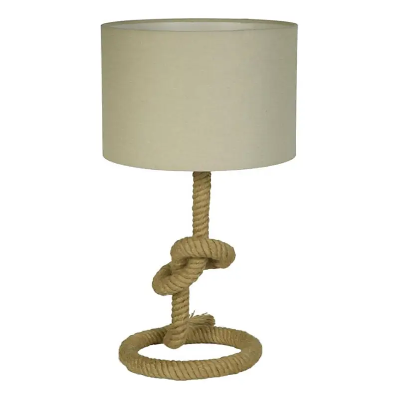 Snelle Levering Searchlight - Tafellamp ROPE 1xE27/60W/230V