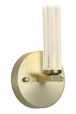 Searchlight - Dimbare LED-wandlamp voor badkamer ABERDEEN LED/7W/230V IP44 messing Beperkt Aanbod