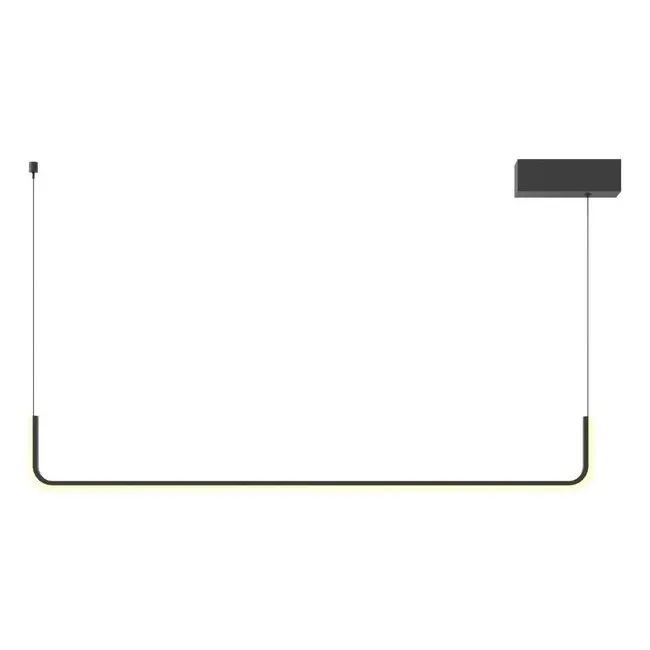 Gratis Retour MAXLIGHT PO644 - LED-kroonluchter aan kabel URUS LED/17W/230V zwart