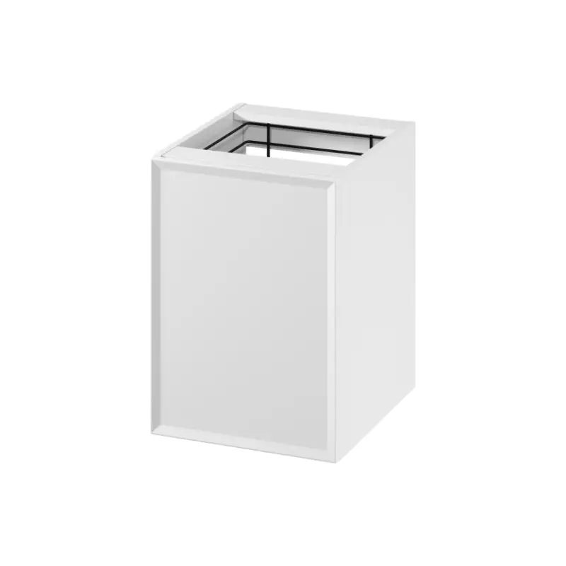 Koop Online Cersanit S1022-011 - Hangende badkamerkast met geïntegreerde wasmand MILLE 40x55x45 cm wit