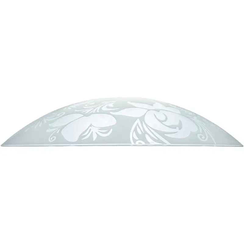 Prezent 45141 - Vervangingsglas voor PLATE E27-lamp, Ø 45 cm, helder/wit Beperkte Voorraad