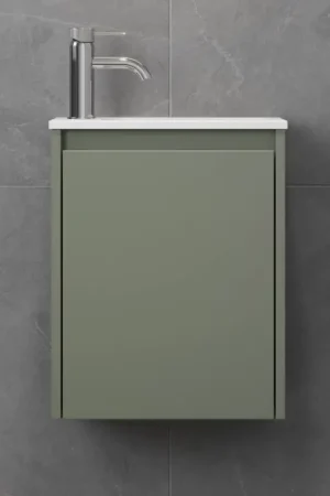 Nieuw Badmeubel met wastafel COMO 40 cm groen