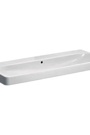 Geberit 500.225.01.1 - Wandhangende dubbele wastafel Smyle Square 120x48 cm keramiek/wit Hete Deal