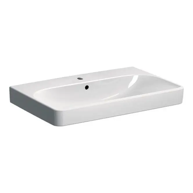 Geberit 500.249.01.1 - Wandgemonteerde wastafel Smyle Square 75x48 cm keramiek/wit Aanbieding