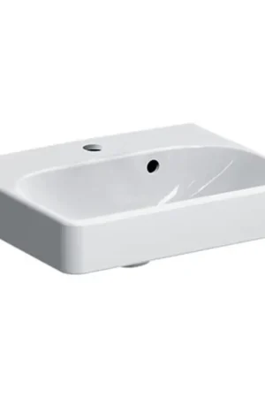 Gecertificeerd Geberit 500.222.01.1 - Hangend wastafel Smyle Square 45x36 cm keramiek/wit