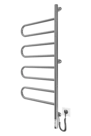 Elektrische draaibare handdoekdroger TRISTAR 105W/230V 102,5x44,5cm IP44 RVS/hoogglans chroom Hoge Kwaliteit