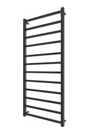Handdoekradiator voor badkamer INOX TOKIO 233W/230V 117x53 cm roestvrij staal/zwart Direct Verzonden