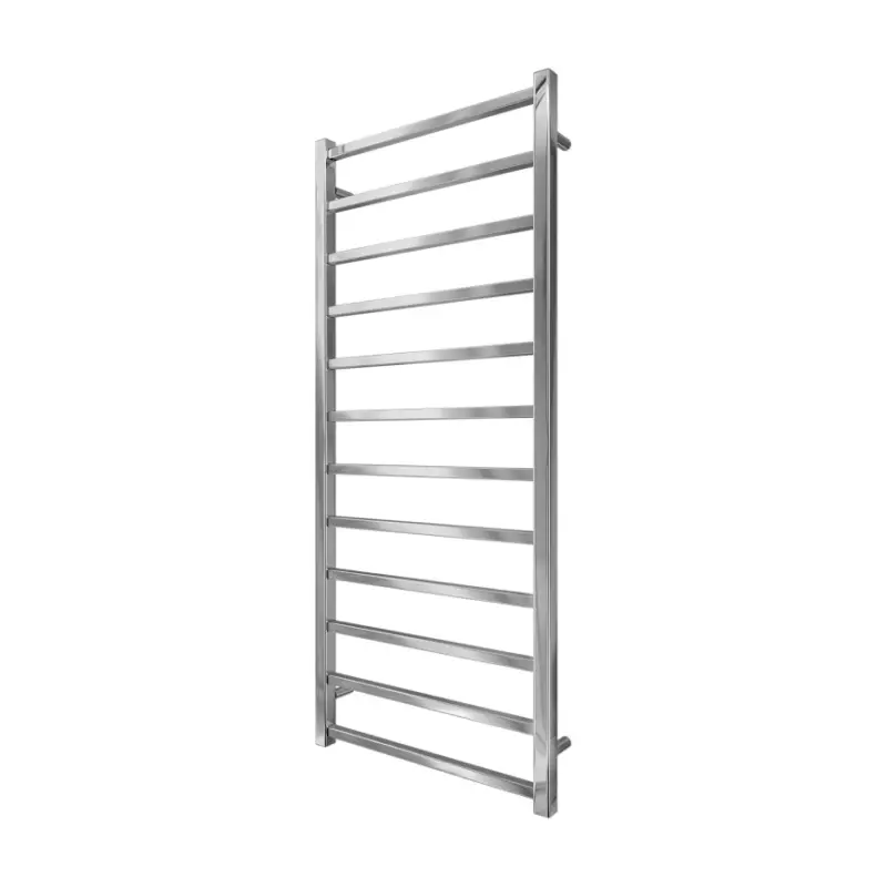 Shop Nu Roestvrijstalen badkamerladderradiator INOX TOKIO 233W/230V 117x53 cm, glanzend chroom