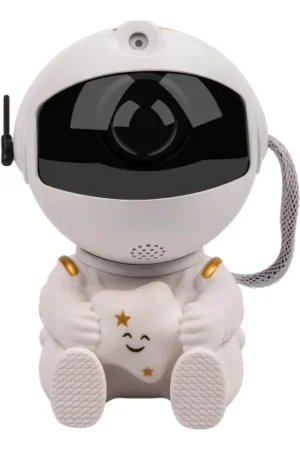 LED kinderprojector 230V astronaut 12,5 cm + afstandsbediening Betrouwbaar