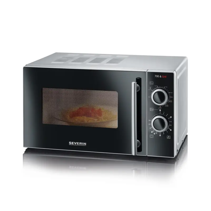 Actieprijs Severin MW 7771 - Magnetron met grill 700W/230V 20 l zwart