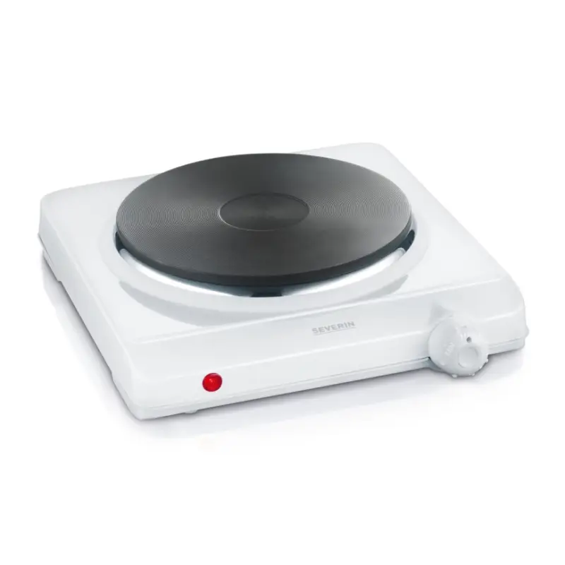Severin KP 1091 - Eenpitskookplaat 1500W/230V wit Hete Deal