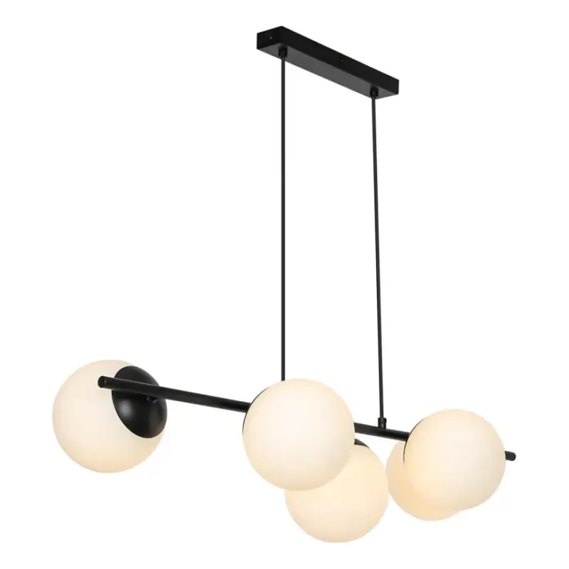 Nordlux - Kroonluchter aan kabel LILLY 5xE14/10W/230V zwart Express Levering