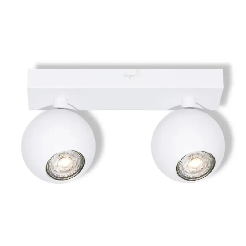 Osram - Spotarmatuur SPOT SPHERAL 2xGU10/6W/230V wit Laatste Kans