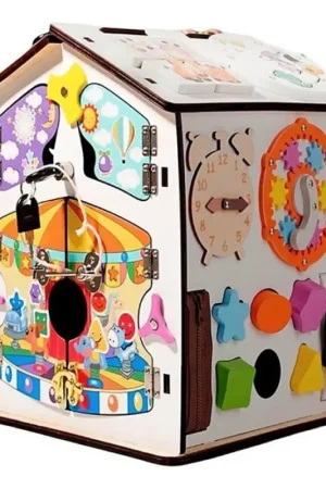 Merkproduct 2Kids Toys - Activiteitenbord huisje wit