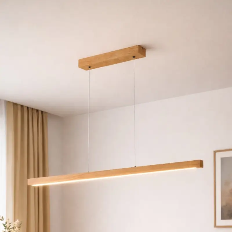 Superprijs LED-hanglamp aan kabel VERDE LED/18W/230V 3000K 106 cm eiken