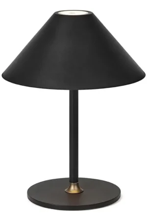 Halo Design 800803 - Dimbare oplaadbare LED-buitentafellamp HYGGE LED/3W/4000 mAh IP54 zwart Rechtstreeks Van De Fabrikant
