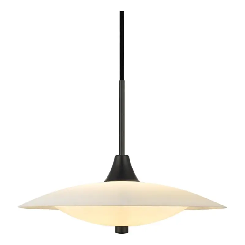 Bestel Nu Halo Design 991294 - Hanglamp met kabel BARONI 2xG9/18W/230V Ø 35 cm wit/zwart