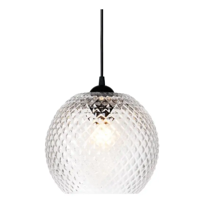 Gereduceerde Prijs Halo Design 718436 - Hanglamp aan kabel NOBB 1xE27/40W/230V Ø 22 cm helder