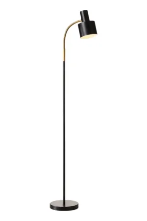 Fabrieksprijs Halo Design 746866 - Vloerlamp VOGUE 1xE27/40W/230V zwart/messing