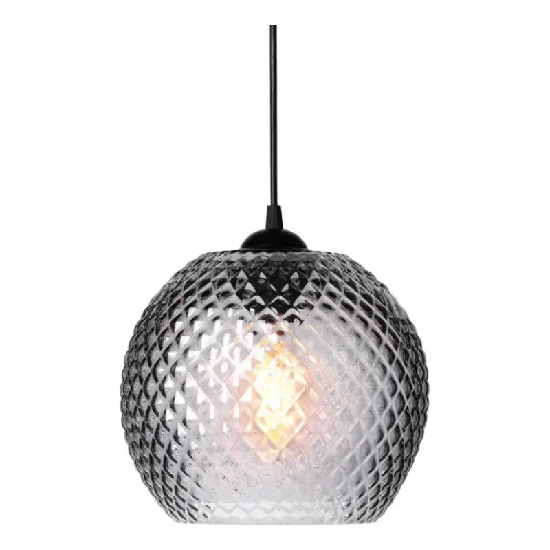 Gecertificeerd Halo Design 718443 - Hanglamp aan kabel NOBB 1xE27/40W/230V Ø 22 cm rookgrijs