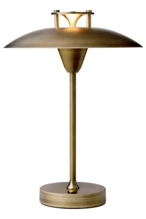 Bestseller Halo Design 746149 - LED-dimbare oplaadbare buitentafellamp MINI STEPP LED/1,8W/1600 mAh IP44 messing