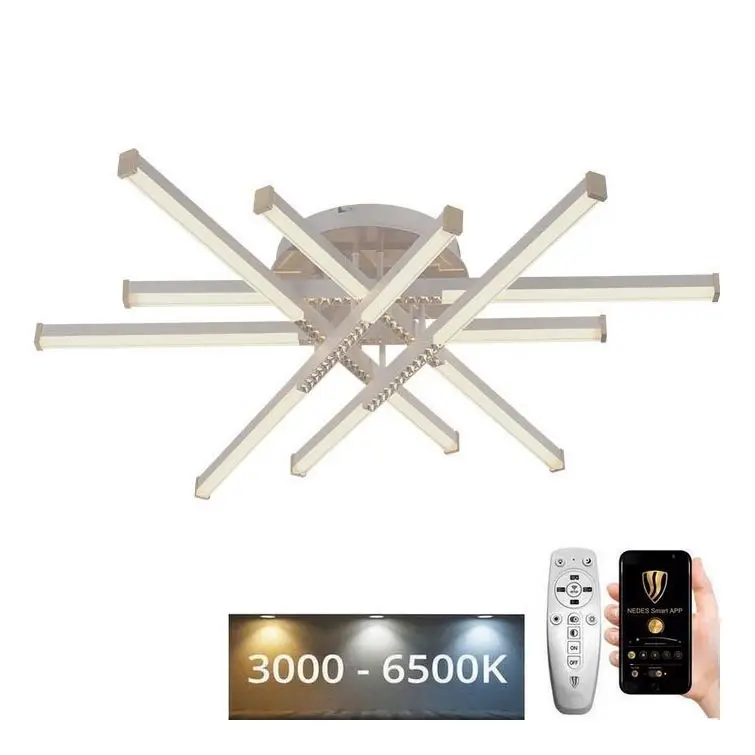 Laatste Versie Dimbare LED bevestigde hanglamp LED/90W/230V 3000-6500K + afstandsbediening