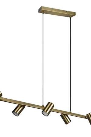 Speciale Aanbieding Trio - MARLEY hanglamp met kabel 6xGU10/35W/230V messing