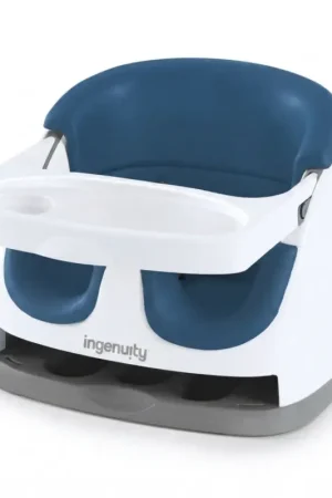 Ingenuity - 2-in-1 opzetkussen voor eetstoel BABY BASE donkerblauw Gereduceerde Prijs