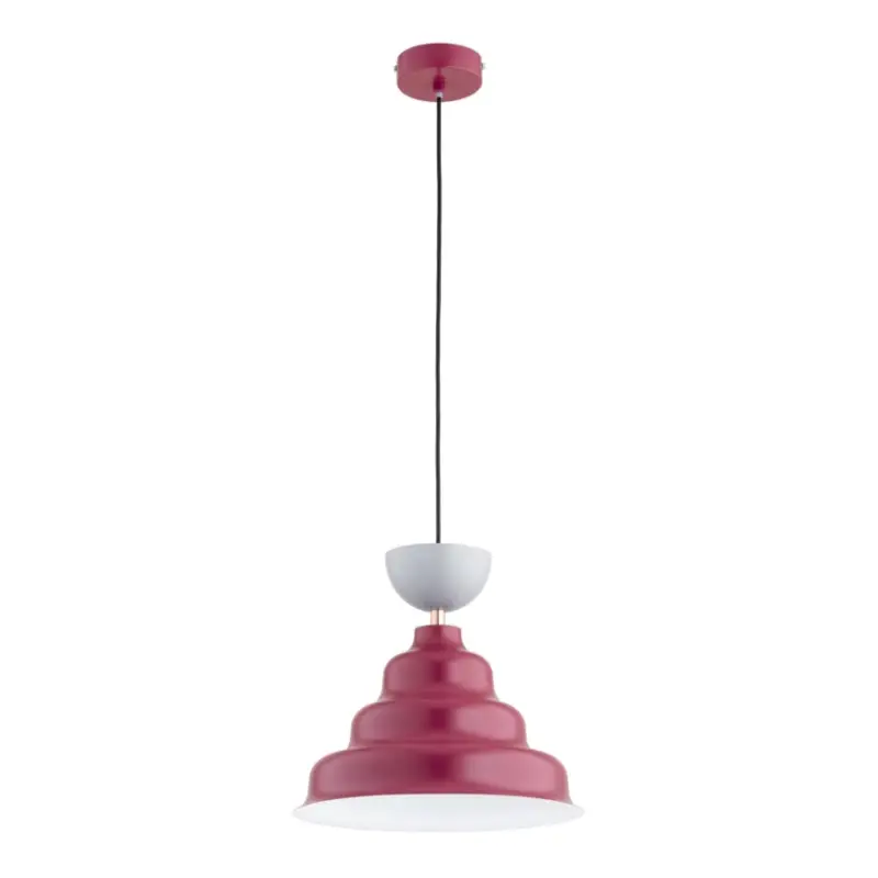 Gratis Retour Hanglamp met kabel BALWANEK 1xE27/15W/230V rood
