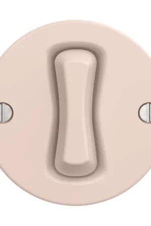 Must-Have Reblig - Retro trappenschakelaar zonder afdekraam nr. 6 oudroze