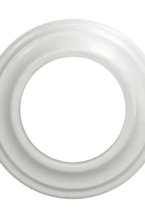 Direct Verzonden Reblig - Retro centraal afdekraam keramisch wit