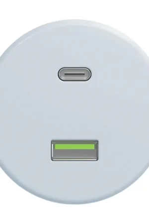 Gratis Retour Reblig - Retro USB-stopcontact A+C zonder afdekraam blauw