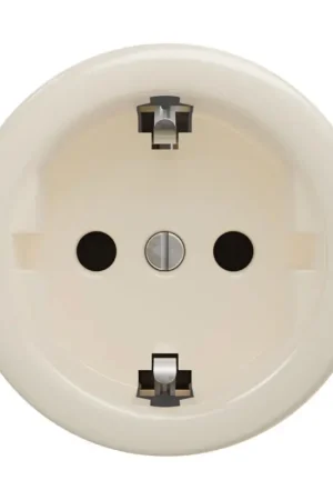 Beste Prijs Reblig - Retro wandcontactdoos zonder afdekraam SCHUKO 230V/16A beige