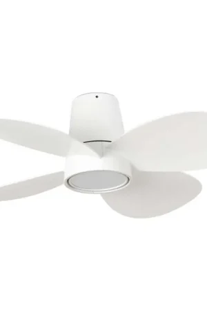 FARO 34315SWT - LED-dimbare plafondventilator KLOVER S LED/20W/230V 2700/3000/4000K Ø 80 cm wit Wi-Fi Tuya + afstandsbediening Betaalbaar