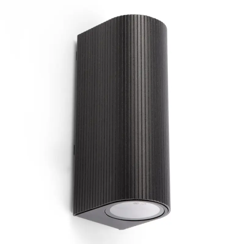 Flitsaanbieding FARO 70327 - Buitenwandlamp ESTELA 2xGU10/5W/230V IP65 zwart