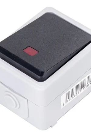 Aigostar - 1-knops schakelaar IP54 Weekendaanbieding