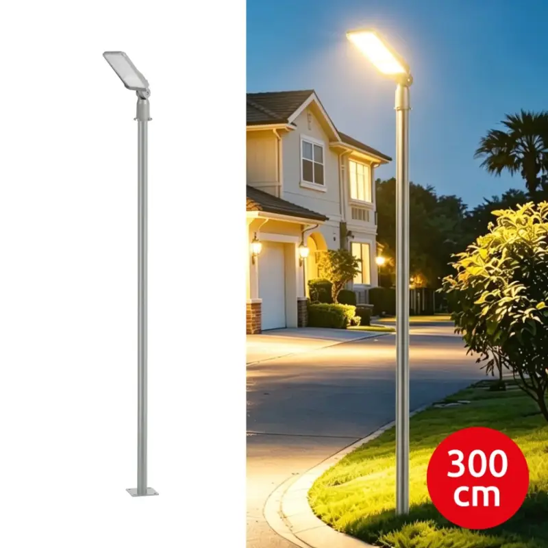 Meest Verkocht Brilagi - URBANLIGHT LED straatlantaarn voor buiten met 3 m paal en scharnier LED/50W/230V, grijs, IP65