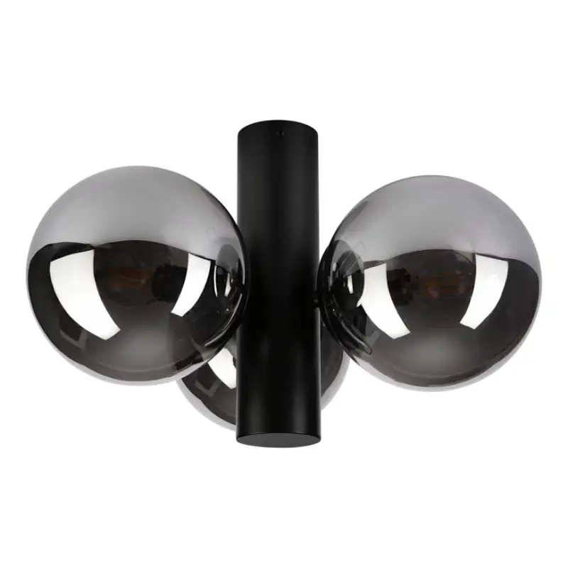 Plafondlamp SFERIO 3xE14/5W/230V zwart/rookzwart Voordeelprijs
