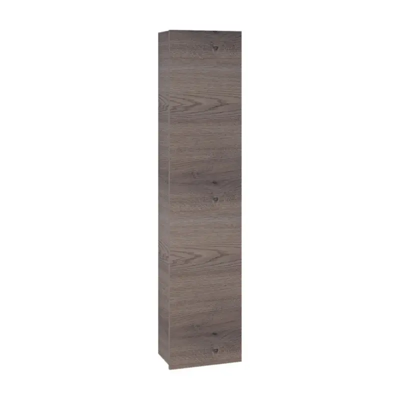 Uitverkoop Dřevojas - Hangende badkamerkast ZYLO 35x155 cm donker eiken