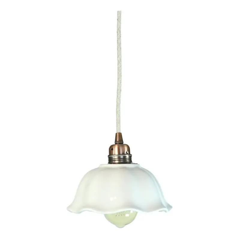 Bohemia-Design - Porseleinen hanglamp aan snoer 1xE27/60W/230V Favoriet