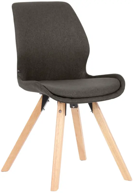 Eetkamerstoel Luna Basismateriaal:Stof | Kleur:donkergrijs Koop Online
