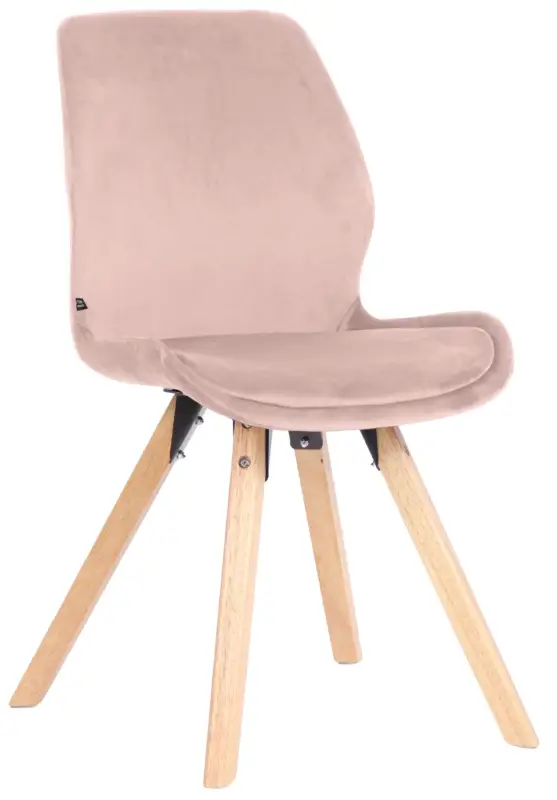 Eetkamerstoel Luna Basismateriaal:Fluweel | Kleur:roze Shop Nu
