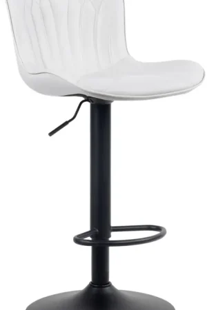 Korting Barkruk Linus Basismateriaal:Kunstleer | Kleur:wit