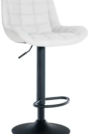 Snelle Levering Barkruk Tover Basismateriaal:Kunstleer | Kleur:wit
