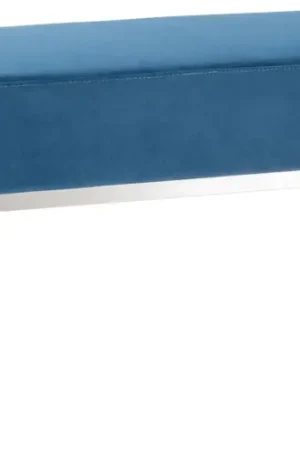 Bestseller Bank Lamega Fluweel Kleur:blauw | Maat:3-zits