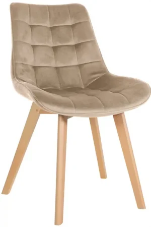 Aanbieding Eetkamerstoel Brook Fluweel Kleur:bruin