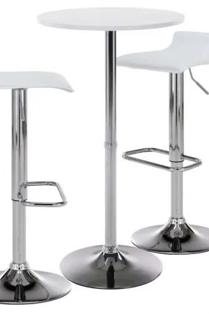 2 delige bar tafel set Esberg Kleur:wit Must-Have