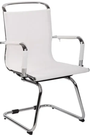 Goedkoop Eetkamerstoel Barnet Mesh Kleur:wit