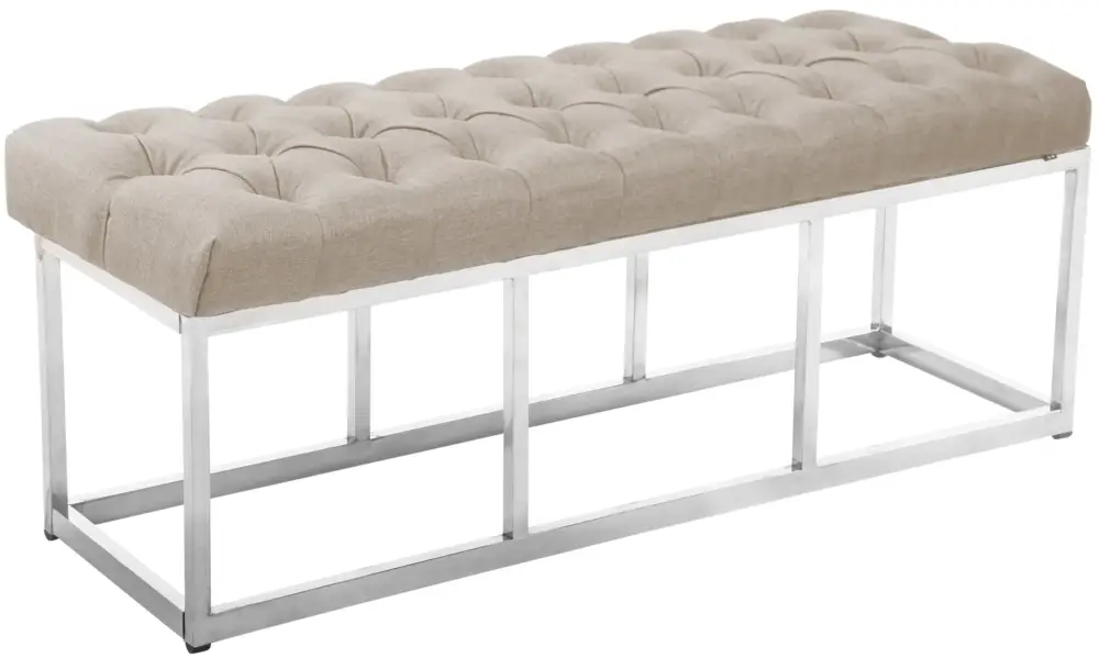 Bank Amun E stof Kleurvarianten:creme | Maat:120 cm Shop Nu