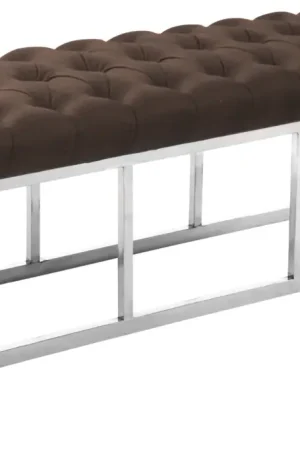 Bank Amun E stof Kleur:bruin | Maat:120 cm Op = Op